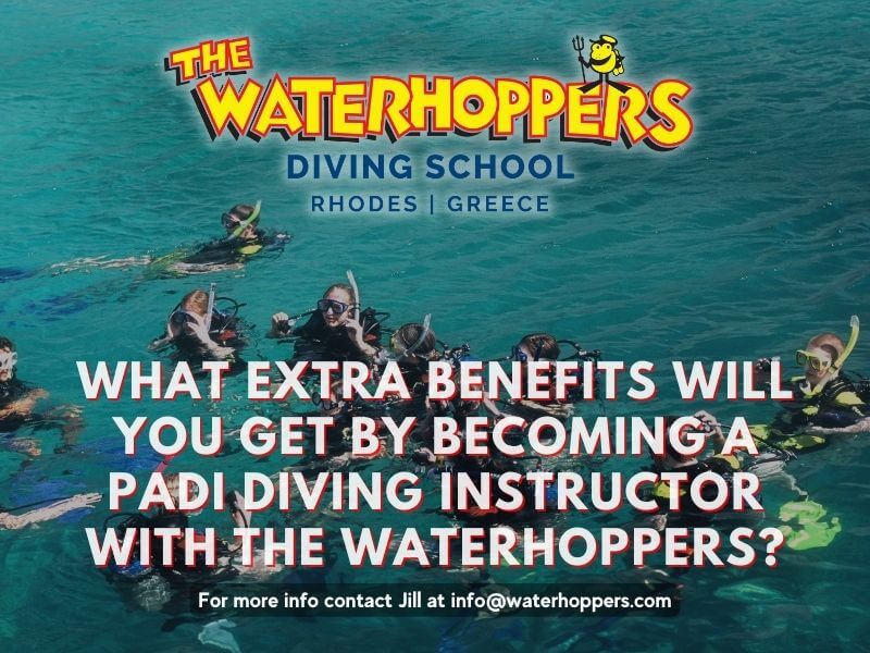 What Extra Benefits Will You Get by Becoming A PADI Diving Instructor with The Waterhoppers